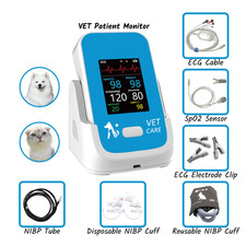 Veterinary Blood Pressure Monitor for Dog & Cat Animal Vital Signs Monitor