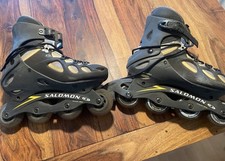 Salomon Composite DR70 Inliner Inlineskates Gr. 44 + Rucksack & Schutzausrüstung
