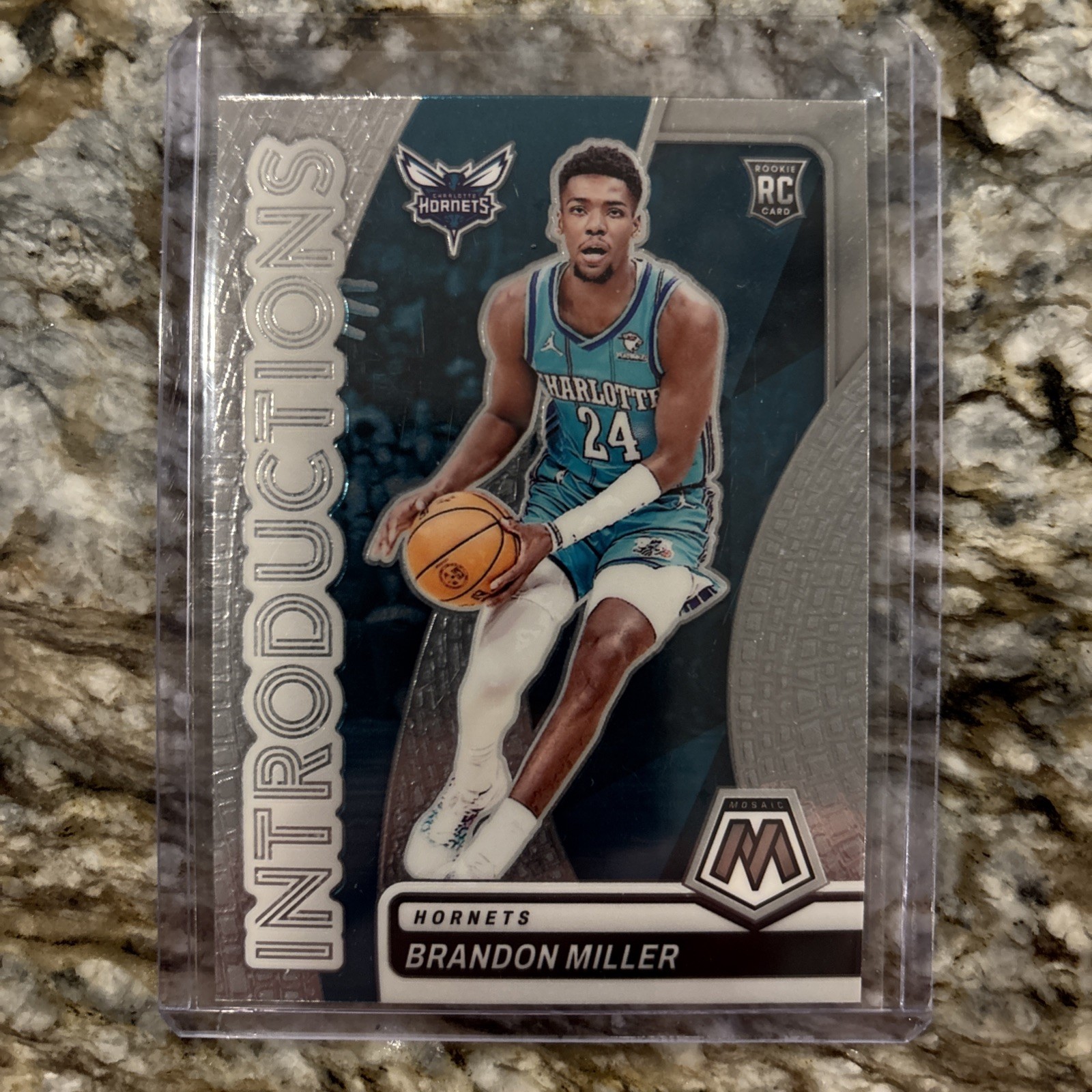 2023-24 Panini Mosaic Introductions BRANDON MILLER Rookie Charlotte Hornets #13