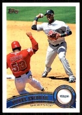 Yunel Escobar 2011 Topps #217 Blue Jays MLB READ FREE SHIPPING AutographDen