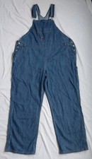 Dickies Overalls Utility Blue Jean Denim Bib Overalls Workwear Men's Size 2XL