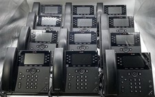 Lot Of 12 Polycom VVX 450 Business IP Phone W/Handsets  Stands