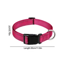 Reflective Dog Collar Adjustable Breathable Durable Cozy Reflective Pet Collar N
