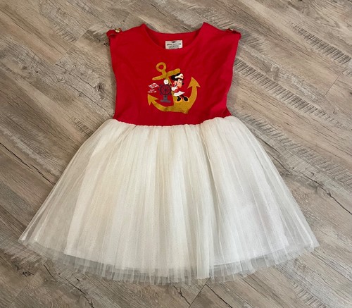 Disney Cruise Line Girl’s Minnie Mouse Sailor Dress Size L