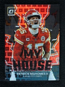 2022 Panini Donruss Optic My House! Black Pandora Prizm /25 Patrick Mahomes II