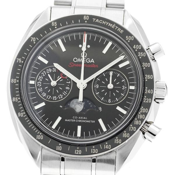 OMEGA Speedmaster 304.30.44.52.01.001 44mm SS Black Dial Automatic Watch #C1759 image 7