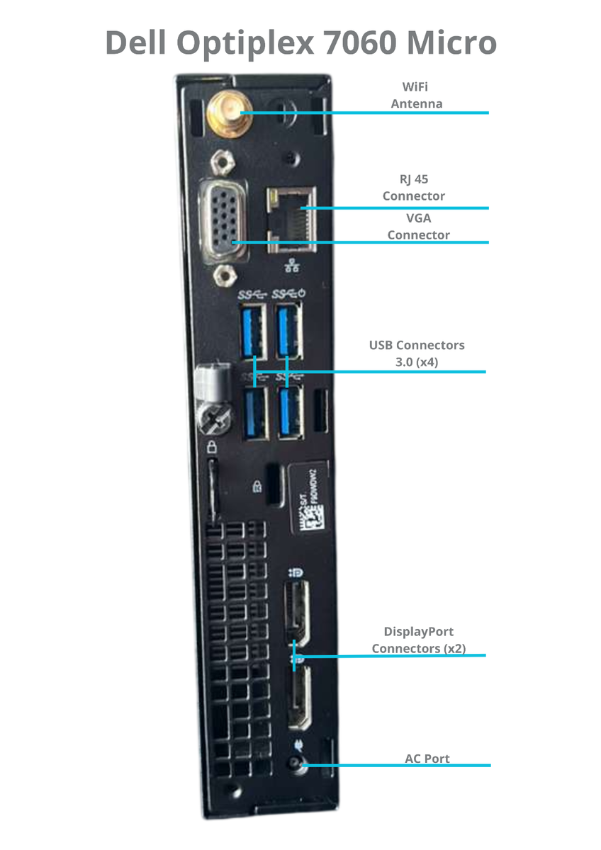 Dell OptiPlex 7060 Micro (i5 8th Gen / 32GB RAM / 256GB SSD) Win
