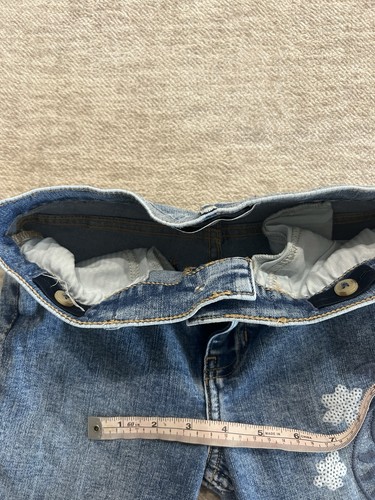Abercrombie Girls High Rise Wide Leg Cargo Jeans Size 9/10 Long - Picture 19 of 21