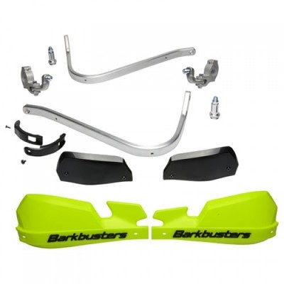Barkbusters Universal VPS Two Point Mounted Handguard Kit Yellow-HiViz 1 1/8''