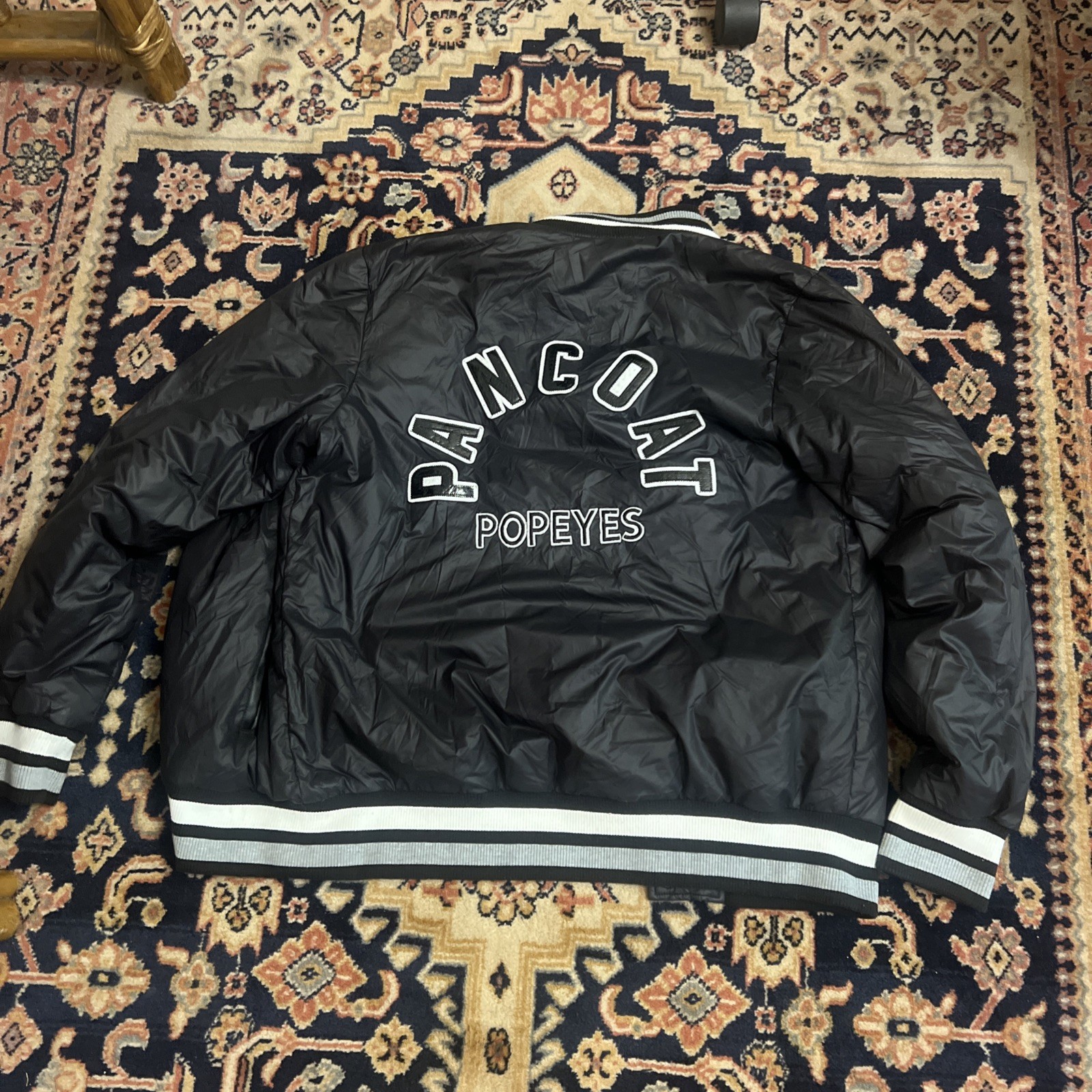 Pancoat Black Jacket Size Medium - image 6