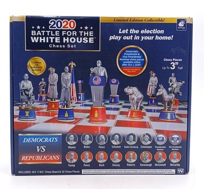2020 Battle for the White House Chess / Trump Vs Biden Schach-Spiel / unbespielt