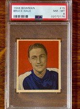 1948 Bowman Basketball #15 Bruce Hale PSA 8 Nr Mt Mt