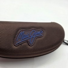 Maui Jim Zip Around Sunglasses Case Clip Brown Glasses Hard Protective Case Only