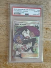 2019 Pokemon PSA 10 Jesse & James Full Art Trainer 68/68 Sun Moon Hidden Fates