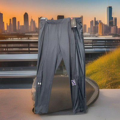   Under Armour   Threadborne Northwestern Logo Gray Joggers Pants Women s Sz L