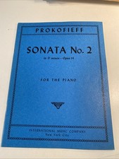 Prokofieff Sonata No. 2 in D Minor for the Piano, Op. 14 (IMC # 2280)