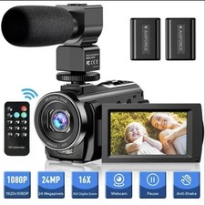 Actitop 201LM M105 Video Camera Camcorder 24mp 1080p 30fps