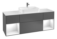 Villeroy & Boch Finion Waschbeckenunterschrank FüR Becken Mittig Regal Links...