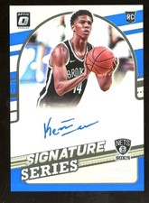 2021-22 Donruss Optic Signature Series Blue Kessler Edwards RC Rookie AUTO 10/25
