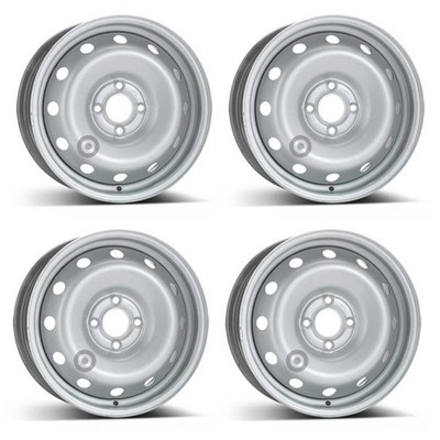 4 Alcar steel wheels rims 7635 6.0Jx15 ET50 4x100 for Dacia Logan Pickup Sandero