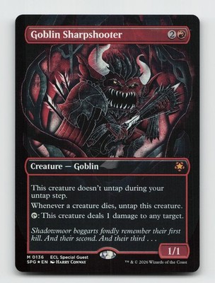 Goblin Sharpshooter (Borderless) M Special Guests 136 NMFoil