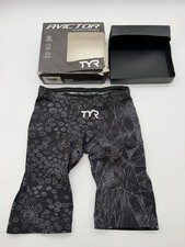TYR Avictor Venom Shorts Mens Jammer Size 25 Black Grey