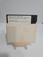    Vintage Next Stop Computing GM124 Trivia Card File 5.25" Floppy PC Game RARE