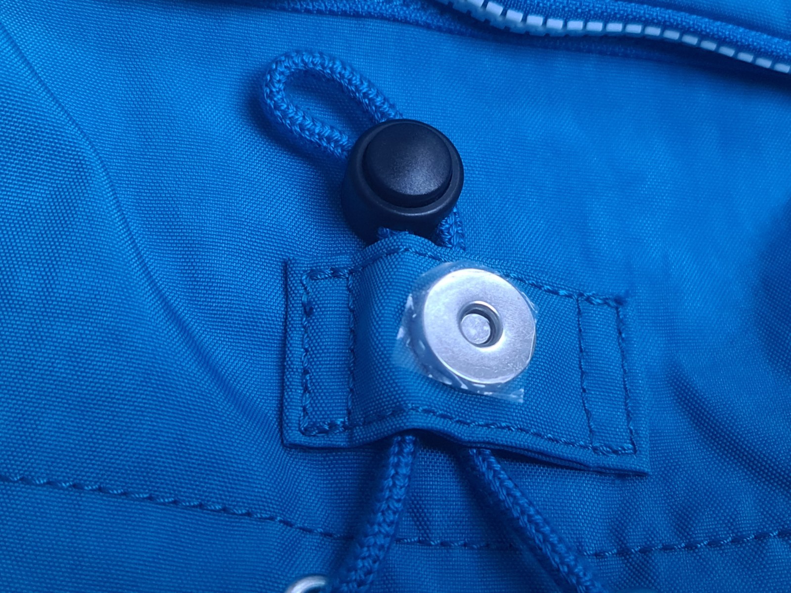 Kipling Blue Backpack with MICHELA Monkey Used Ex… - image 10