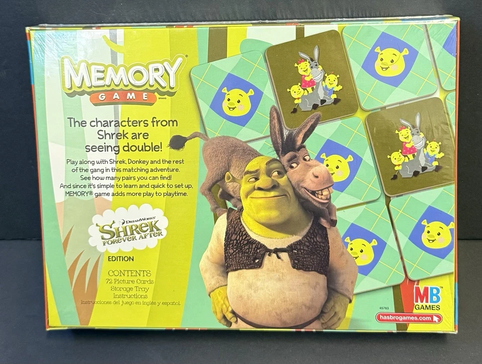 Shrek Forever After Edition Preschool Memory Game NEW IN SEALED BOX - Image 4 of 4