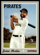 2019 Topps Heritage #628 Jason Martin Pittsburgh Pirates RC Baseball