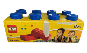 LEGO Box 8 Knobs (4023) Blue - 10 x 20 x 7.5 cm / 3.9 x 7.9 x 3 in
