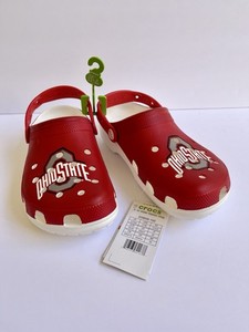 Crocs Ohio State Buckeyes Classic Clogs Men\'s Size 7 Shoes Red & White Crocs Ohio State Classic Clog - Walmart.com main image 4
