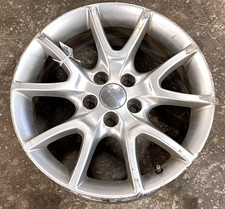 2013-2016 Dodge Dart 17x7 Alloy Wheel Rim 5 Double Spoke Silver OEM