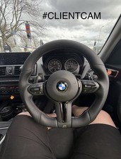 Flat Bottom Steering Wheel For BMW Custom F Series F20 F30 F32 F36 M140 M2 M3 M4