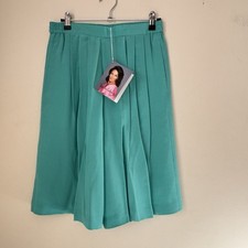 Vintage 1990's Dead Stock Silk Assets Diane Von Furstenberg Culotte Short Small