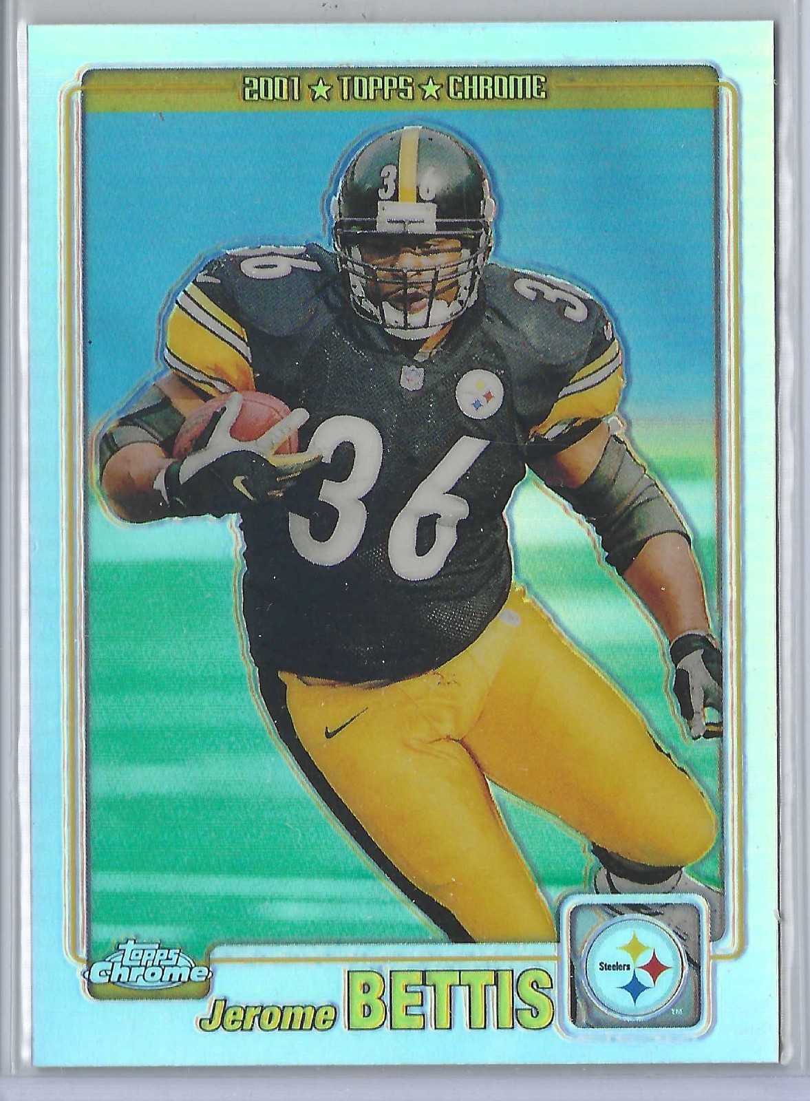 2001 TOPPS CHROME REFRACTOR #114 JEROME BETTIS #'D 671/999 HOF