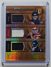 2017 PANINI GOLD STANDARD RC JERSEY PATCH /99 PATRICK MAHOMES II WATSON TRUBISKY