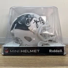 Luke Kuechly Signed Carolina Panthers STS Mini Helmet Beckett Auth + Witnessed