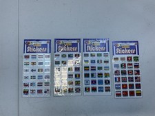 Lot Of 96 Country Flag Laser Stickers Twin Seven Germany China Japan South Korea
