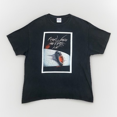 90s Roger Waters T Shirt XL The Wall Live Pink Floyd Vintage Hanes USA Rock Band