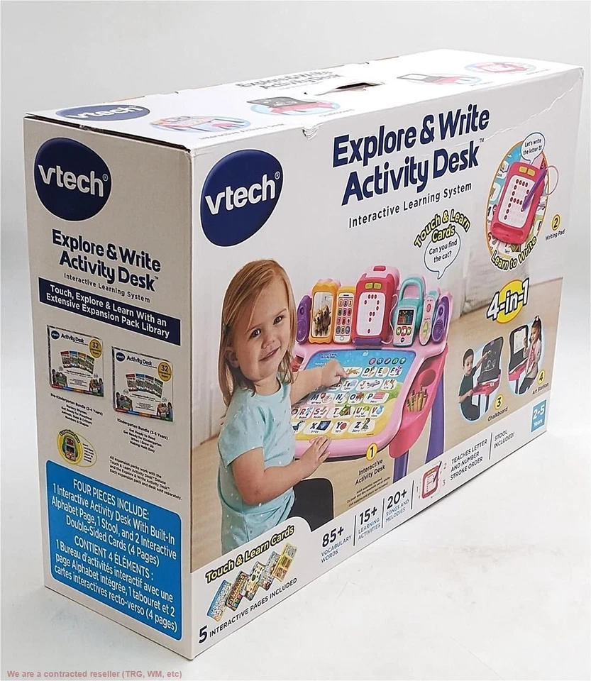 VTech Explore and Write Activity Desk - Pink - SEE DETAILS - Image 2 of 3
