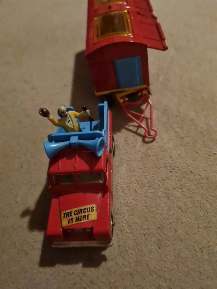 Corgi Toys 487 Chipperfields Land Rover Parade Vehicle mit Tieranhänger Top - Bild 4 von 4