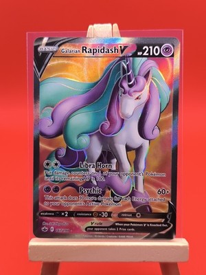 Galarian Rapidash V 167/198 Chilling Reign Ultra Rare Full Art