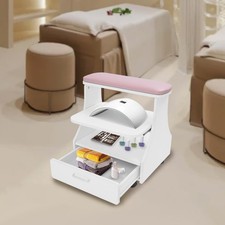 Portable Esthetician Trolley Cart - Durable 3-Tier Nail Salon Organizer