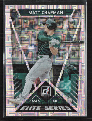 2020 Donruss #E-11 Matt Chapman Elite Series Vector