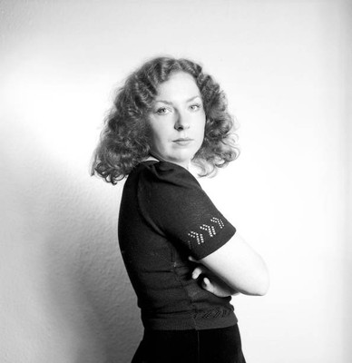 Hansi Jochmann in the photo studio 1970s Historic Old Swiss - German Photo 1