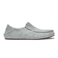 Olukai Nohea Slipper Women's Slip-On Shoes, Pale Grey, W8