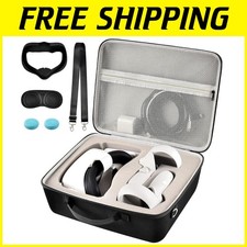 Quest 3S VR Headset Case with Shoulder Strap Accessories