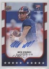 2016 Upper Deck USA Football USA U19 Auto Nick Starkel #14 Auto 0bt1