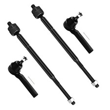 4pcs Front Suspension Kit Inner Outer Tie Rod End Fit 2008-2010 For Dodge